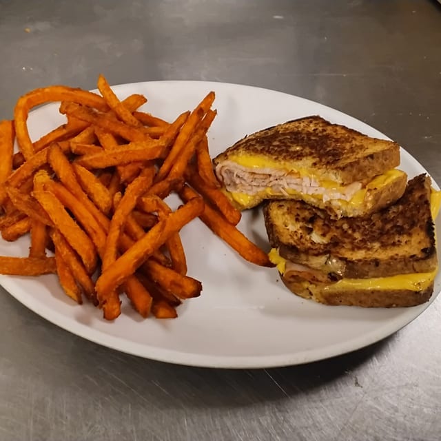 Grilled Ham & Cheese Sandwich.