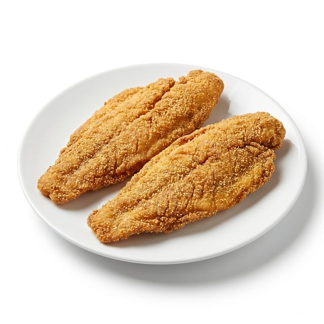 Whole Fried Catfish Plate.