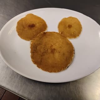 Kids Egg with Mickey Mouse Pancake