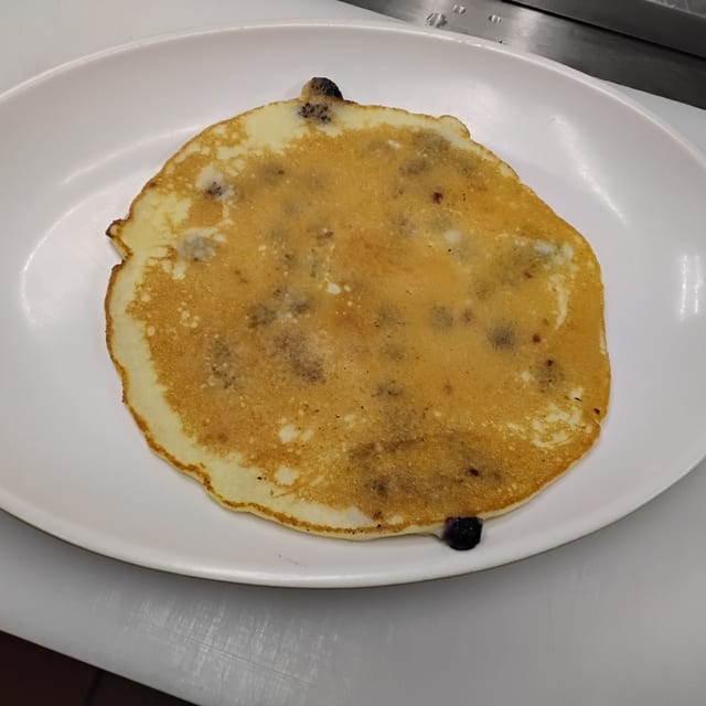 Blueberry Pancakes.