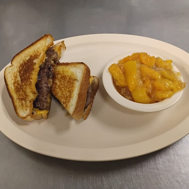 Patty Melt (Beef) Sandwich.